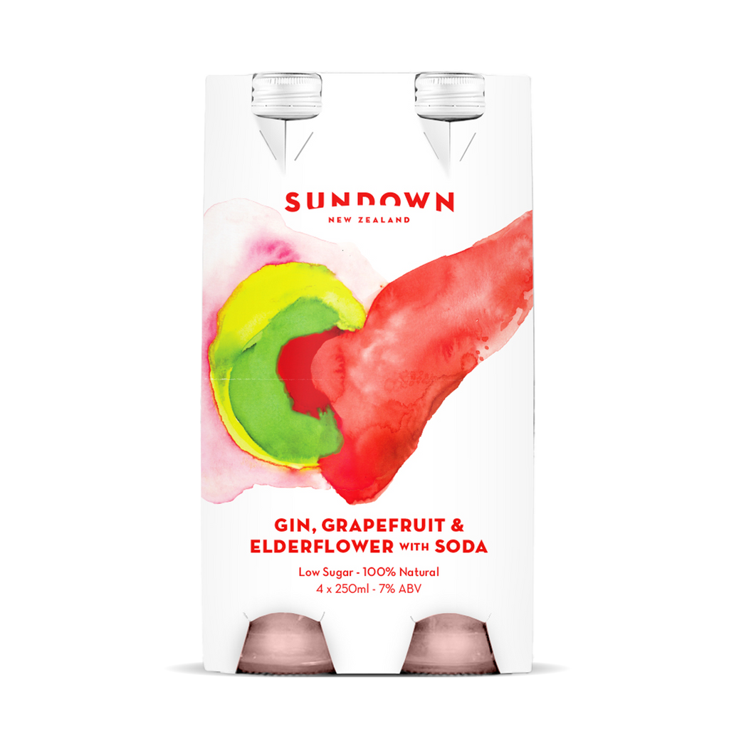Sundown Gin, Grapefruit & Elderflower with Soda