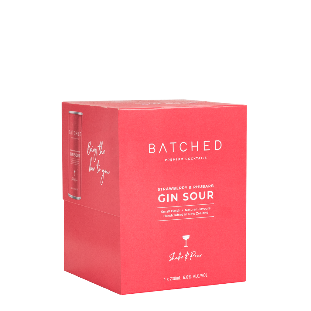 Batched Gin Sour 4 Pack Cans