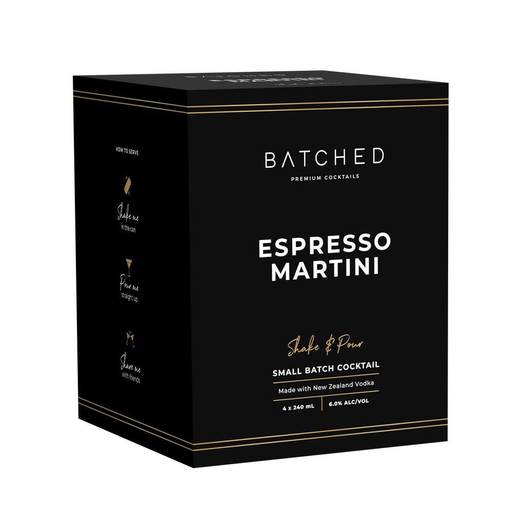 Batched Espresso Martini 4 Pack Cans